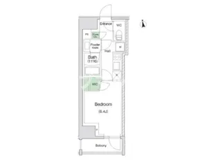 神奈川県川崎市川崎区東田町【マンション】の間取り