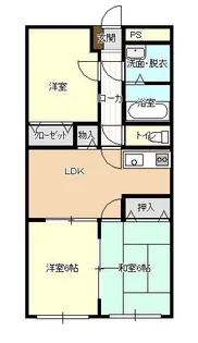 ラ・セゾン【3階】の間取り