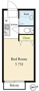 清川ハイツ【2階】の間取り