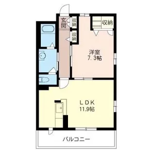 ボナール【2階】の間取り