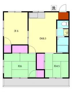 サン・レジデンス【2階】の間取り