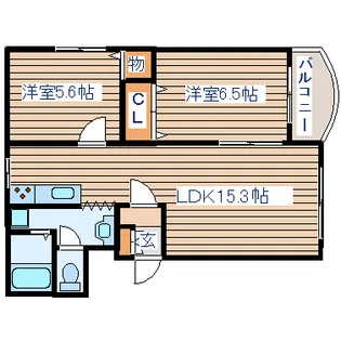 イーストコート【1階】の間取り