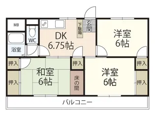 小島古江ビル【3階】の間取り