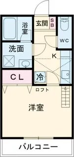 メゾン・サヴァア【1階】の間取り