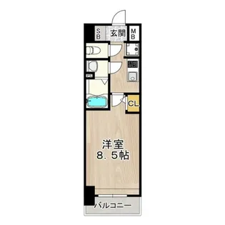 PHOENIX新大阪【4階】の間取り