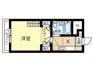 1Kの間取り画像