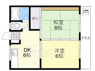 ハイツ小嶋【1階】の間取り