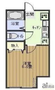 埼玉県新座市栗原1【アパート】の間取り