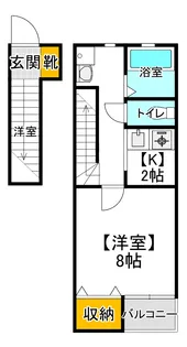 パシフィコノヴァ B棟【1階】の間取り