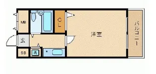 ルイシャトレ恵比寿【4階】の間取り