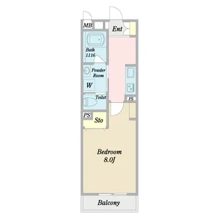 マリーズハウス【2階】の間取り