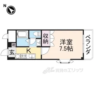 LEGACY学園前【2階】の間取り