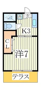 つくし野ハイツ【1階】の間取り