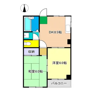 NTハイツ(役知町)【3階】の間取り