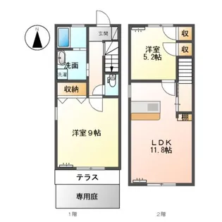 埼玉県鴻巣市箕田【一戸建】の間取り
