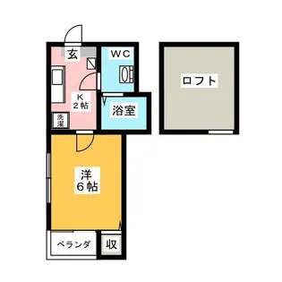 グローコート1【2階】の間取り