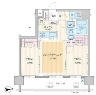 パレステージ浅草橋【3階】の間取り