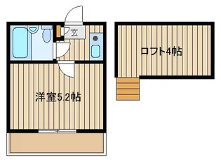 アートパレス大泉学園No.2【2階】の間取り