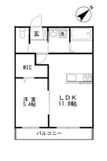 ウィズ・アネシス【2階】の間取り