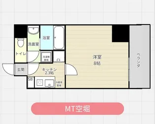 大阪府大阪市中央区谷町6丁目【マンション】の間取り