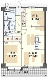 カーサ壱番館【2階】の間取り