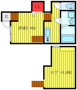レモングラス弐番館【1階】の間取り