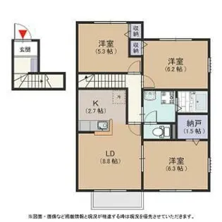 マルベリーハイツ A【2階】の間取り
