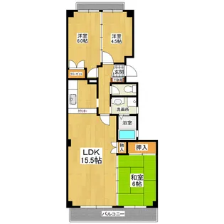 茨城県つくば市梅園2【マンション】の間取り