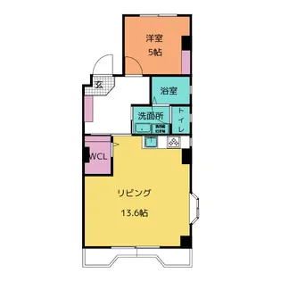 リバーサイドU【2階】の間取り