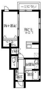 プレザントハウスT II【1階】の間取り