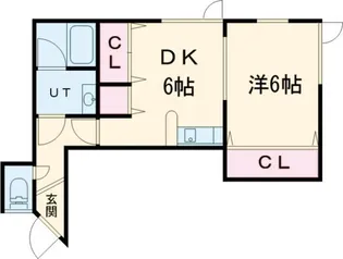 コーポユウコII【2階】の間取り