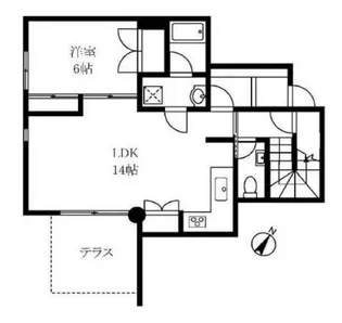ドミナーレサクマ【1階】の間取り
