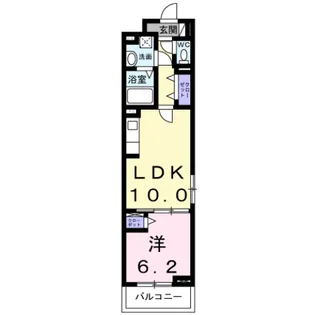 カーサ新川崎【2階】の間取り