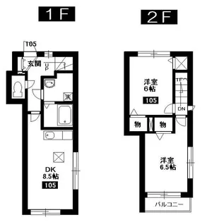 クレスト吉祥寺【1階】の間取り