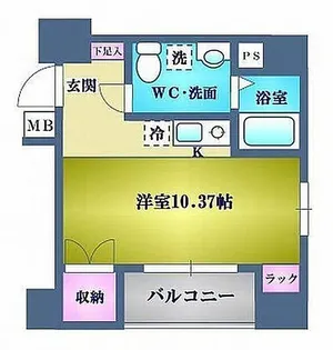 アヴァンツァーレ田端【2階】の間取り