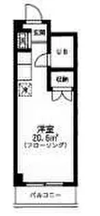 ラビットイン柳下【4階】の間取り