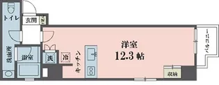 東京都新宿区愛住町【マンション】の間取り
