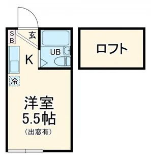 ツインクル稲田堤【2階】の間取り