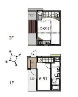 エスパス松庵の間取り