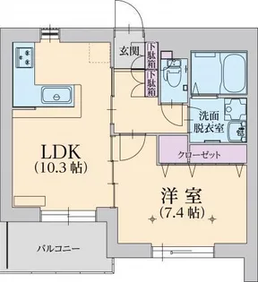 アマランス仲町台【1階】の間取り