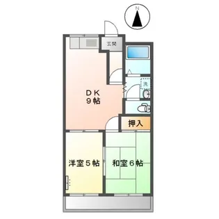 ロイヤルヒルズ高丘【2階】の間取り