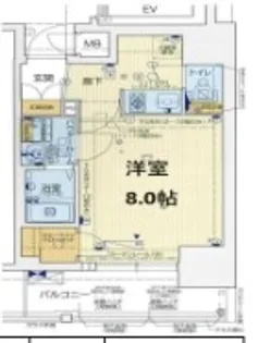 ララプレイス三宮ルミナージュ【7階】の間取り