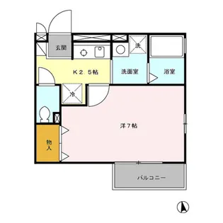 Town Court 124【1階】の間取り