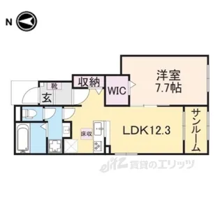 トラストメゾン【1階】の間取り