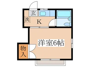 オックスフォ-ドタウンE【2階】の間取り