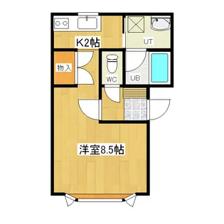 ハッピー96II【2階】の間取り