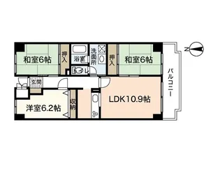 ソフィアコート井口台【5階】の間取り