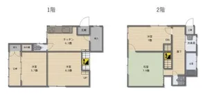 福岡県北九州市小倉北区赤坂2【一戸建】の間取り
