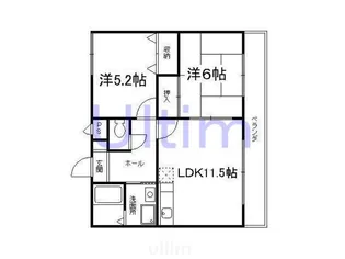 ヴェルドミール【6階】の間取り