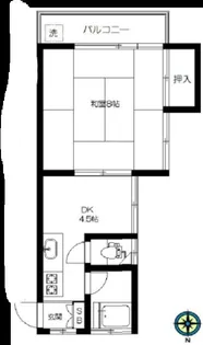 メゾンサユリ【2階】の間取り